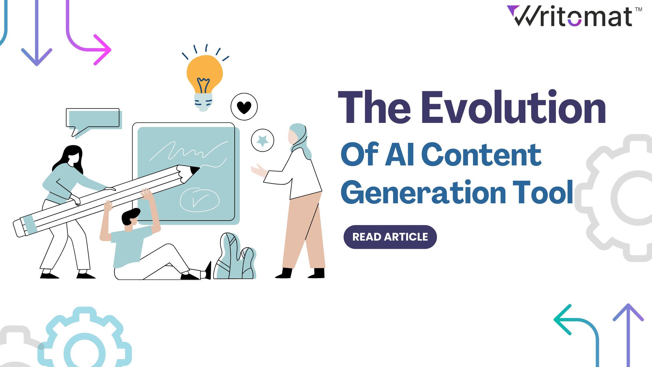 The evolution of AI Content Creation Tools.